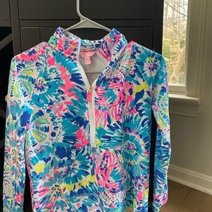 Lily Pulitzer half zip sweatshirt.